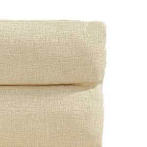 Jídelní židle 6 ks krémové textil - obrázek 7
