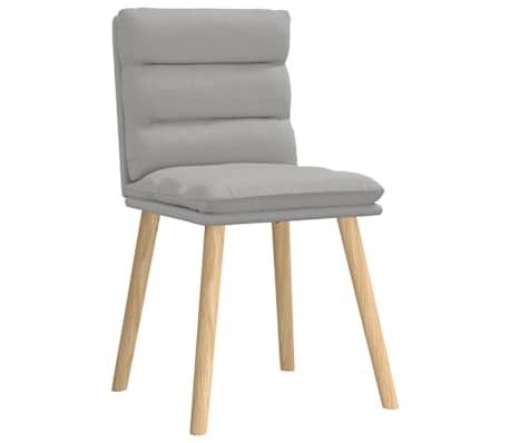 vidaXL Scaune de sufragerie 6 buc țesătură gri nor