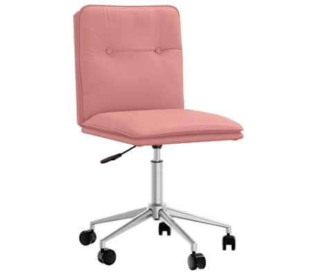 vidaXL Scaune de sufragerie 4 buc piele artificială roz