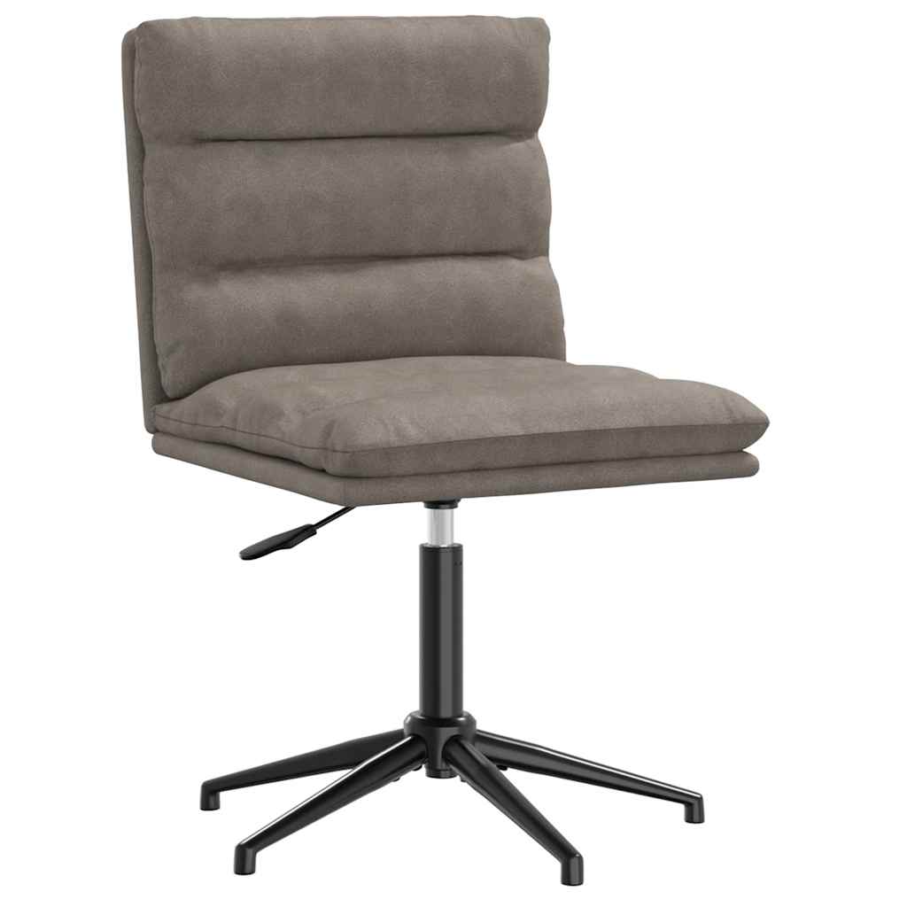 vidaXL Eetkamerstoelen 6 st kunstleer grijs afbeelding