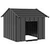 vidaXL Katusega koeramaja 85x107x81 cm galvaniseeritud teras
