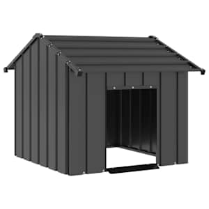 vidaXL Katusega koeramaja 85x107x81 cm galvaniseeritud teras
