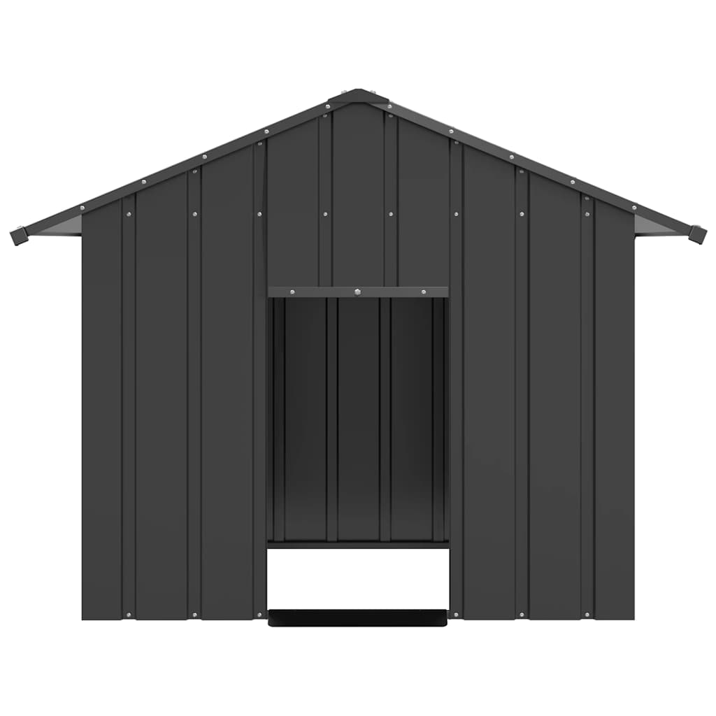 Thumbnail - vidaXL Hundehütte mit Dach 131x101x102 cm Verzinkter Stahl