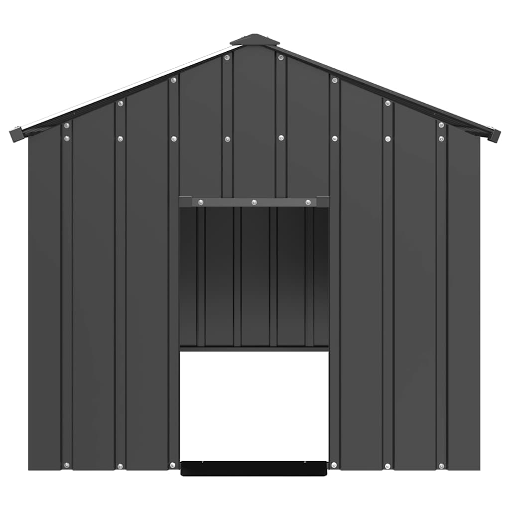 Thumbnail - vidaXL Hundehütte mit Dach 114x202x101 cm Verzinkter Stahl
