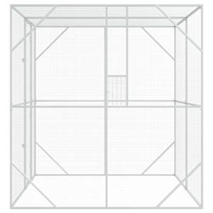 Ptačí klec Antracit 209 x 202 x 214 cm Pozinkovaná ocel - obrázek 4