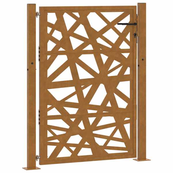 vidaXL aiav&auml;rav 100 x 125 cm ilmastikukindlast terasest, valgusdisain