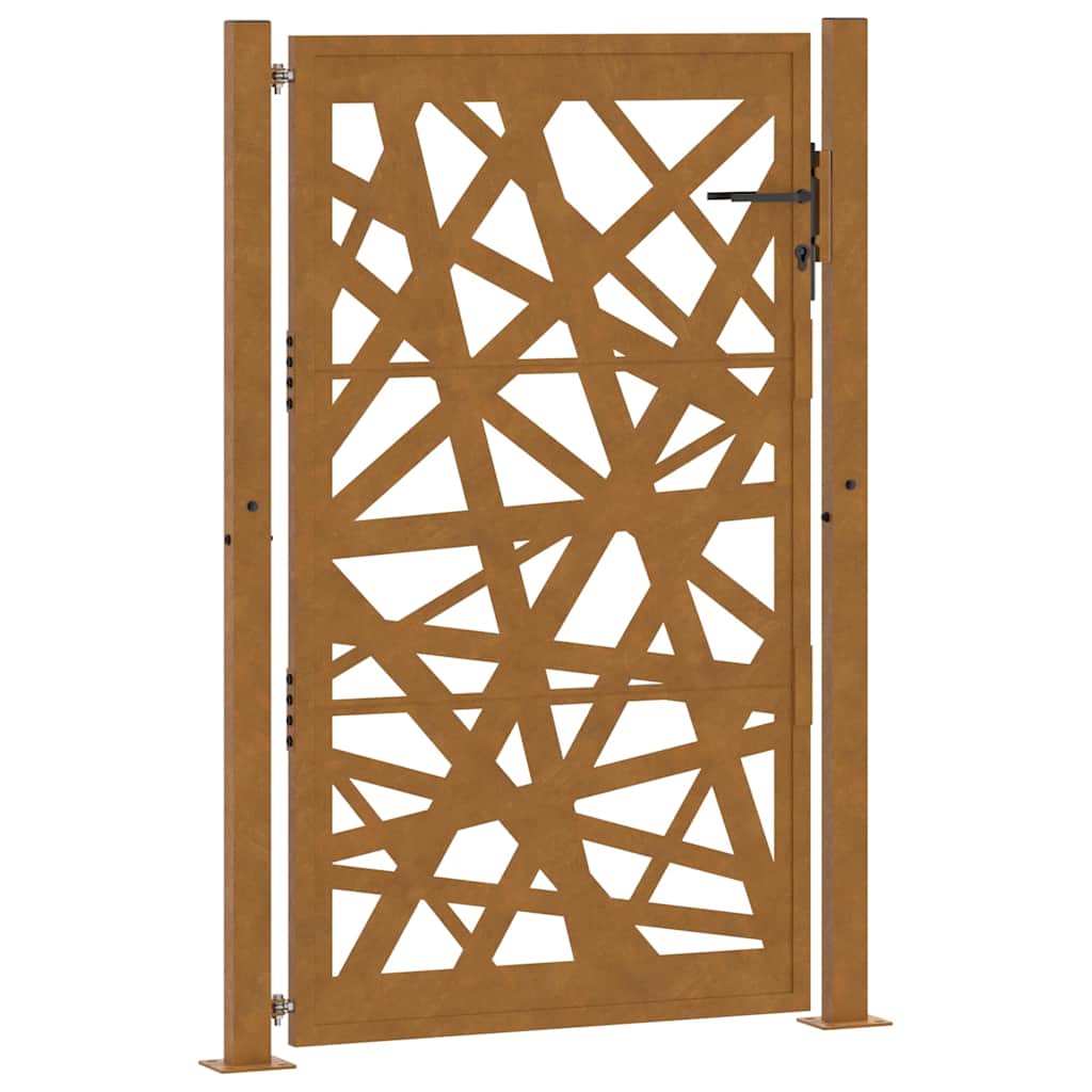 vidaXL Zahradní brána 100 x 150 cm odolná ocel, lehký design