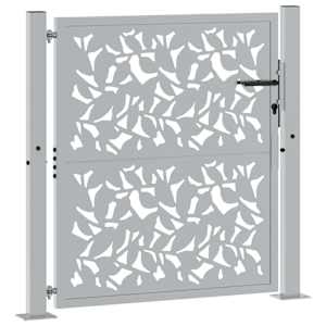 Zahradní brána 100 x 100 cm, odolná ocel, design křídla - obrázek 3