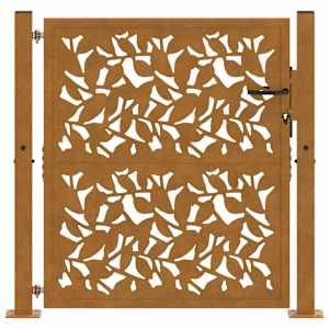 Zahradní brána 100 x 100 cm, odolná ocel, design křídla - obrázek 4