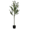 vidaXL Kunstlik oliivipuu 450 Lehed 120 cm Rohelised