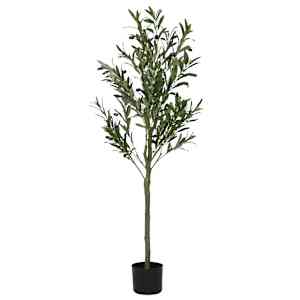 vidaXL Kunstlik oliivipuu 450 Lehed 120 cm Rohelised