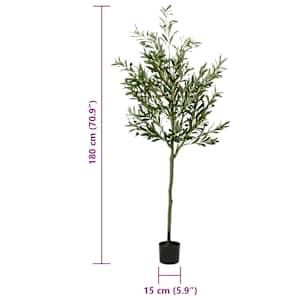 Umělý olivovník 700 listů 180 cm zelený - obrázek 5