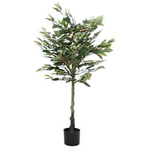 vidaXL kunstlik fikusspuu 480 lehed 130 cm rohelised