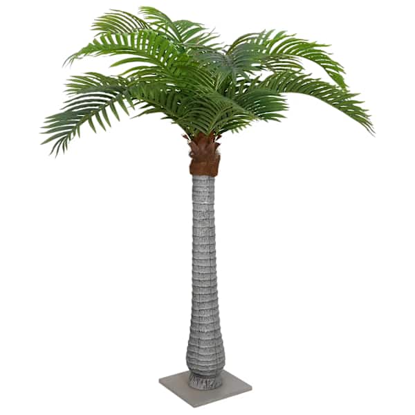 vidaXL kunstpalm 15 lehte 200 cm roheline