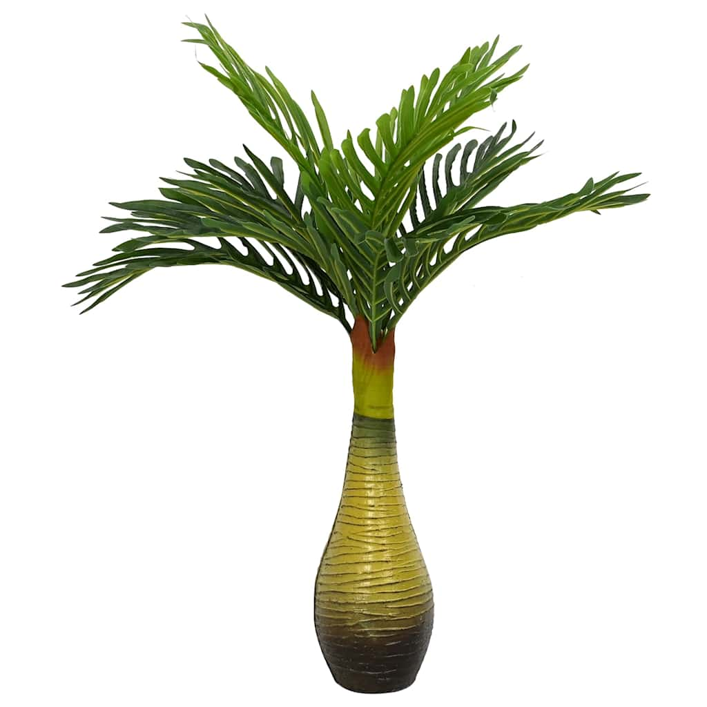 vidaXL Palme Künstlich 9 Blätter 70 cm Grün