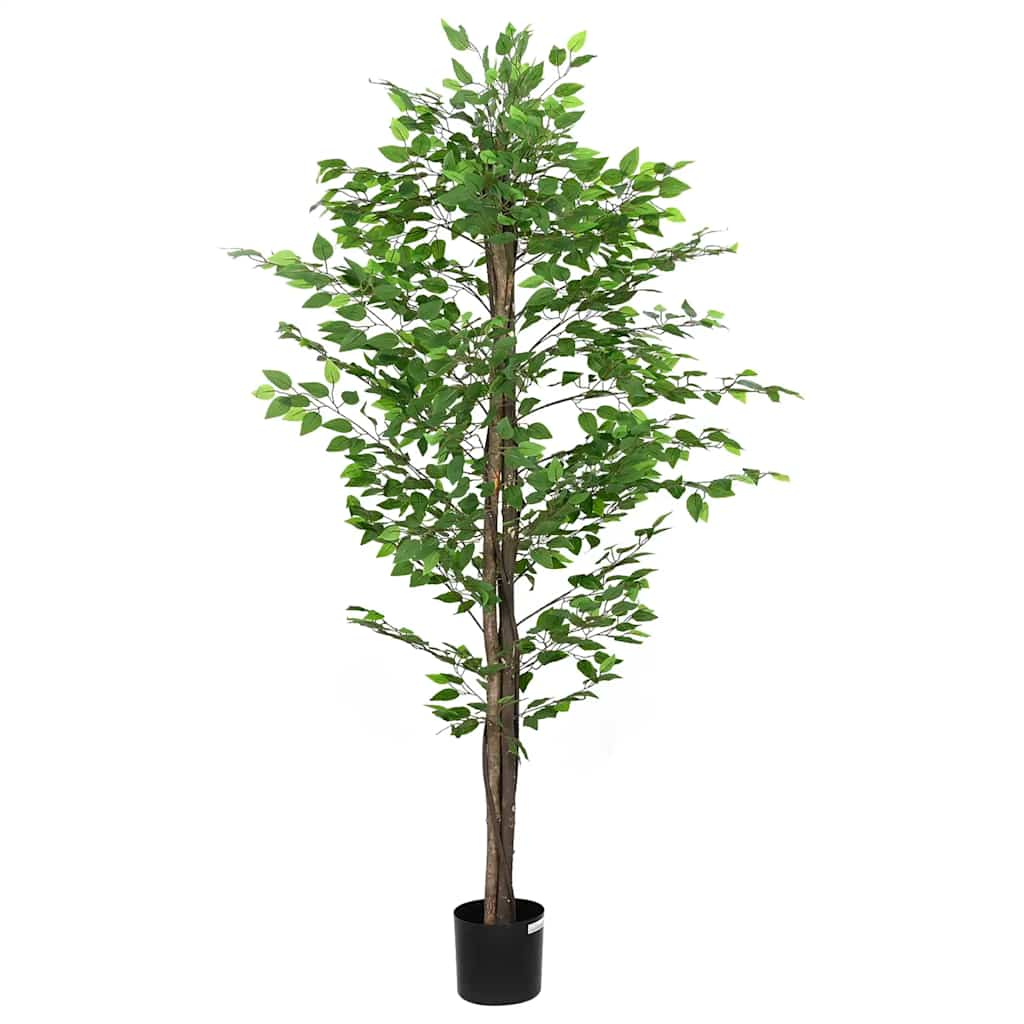 vidaXL Planta Ficus artificiala 1260 frunze 200 cm verde