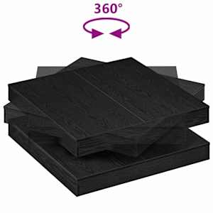 Konferenční stolek otočný o 360º černý dub 90x90x34,5 cm - obrázek 7