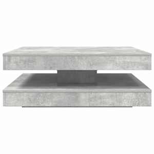 Konferenční stolek otočný o 360º betonově šedý 90x90x34,5 cm - obrázek 5