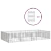 vidaXL loomade aedik 24 paneeli 54x80 cm tsingitud raud