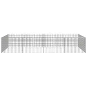 Ohrádka pro zvířata 24 panelů 54 x 80 cm pozinkované železo - obrázek 4