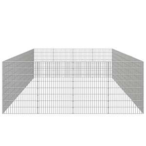 Ohrádka pro zvířata 24 panelů 54 x 80 cm pozinkované železo - obrázek 5