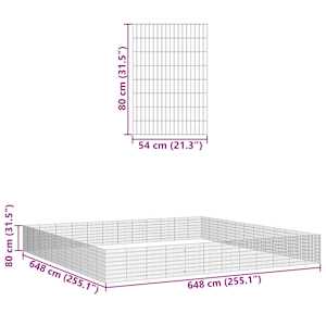 Ohrádka pro zvířata 48 panelů 54 x 80 cm pozinkované železo - obrázek 8