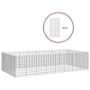 vidaXL loomade aedik 24 paneeli 54x100 cm tsingitud raud
