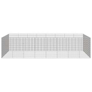 Ohrádka pro zvířata 24 panelů 54 x 100 cm pozinkované železo - obrázek 4
