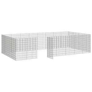 Ohrádka pro zvířata 24 panelů 54 x 100 cm pozinkované železo - obrázek 6