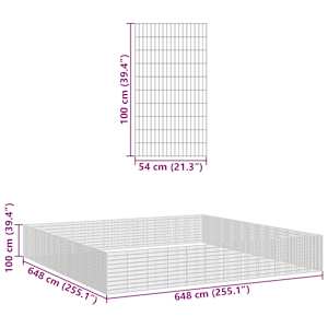 Ohrádka pro zvířata 48 panelů 54 x 100 cm pozinkované železo - obrázek 8