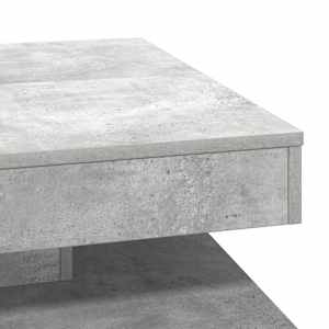 Konferenční stolek otočný o 360º betonově šedý 70x70x34,5 cm - obrázek 8