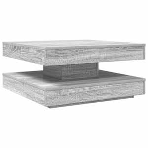 Konferenční stolek otočný o 360º šedý sonoma 70 x 70 x 34,5 cm - obrázek 6