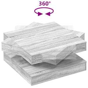 Konferenční stolek otočný o 360º šedý sonoma 70 x 70 x 34,5 cm - obrázek 7