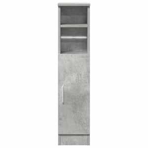 Koupelnová skříňka s držákem rolí betonově šedá 20,5x22x90 cm - obrázek 4