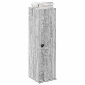 Kopalniška omarica z držalom za zvitke siva 20,5x22x72 cm