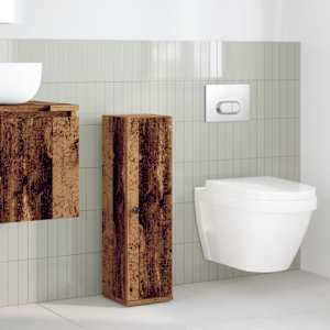 Koupelnová skříňka s držákem rolí old wood 20,5 x 22 x 72 cm - obrázek 3