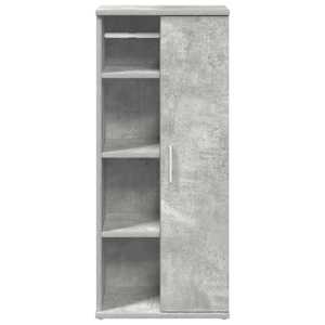 Koupelnová skříňka s držákem rolí betonově šedá 39x22x90 cm - obrázek 4