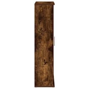 Koupelnová skříňka s držákem rolí kouřový dub 39 x 22 x 90 cm - obrázek 6