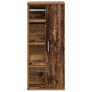 Koupelnová skříňka s držákem rolí old wood 39x22x90 cm - obrázek 4