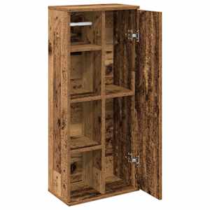 Koupelnová skříňka s držákem rolí old wood 39x22x90 cm - obrázek 5