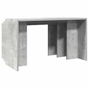 Hnízdové stolky 3 ks betonově šedé kompozitní dřevo - obrázek 6