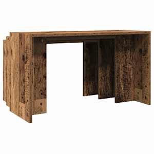 Hnízdové stolky 3 ks old wood kompozitní dřevo - obrázek 6