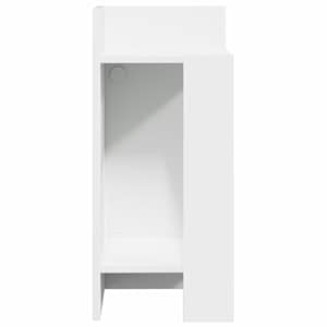 Odkládací stolek s policí černý 25,5x27x60 cm - obrázek 5