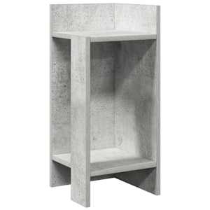 Odkládací stolek s policí betonová šedá 25,5x27x60 cm - obrázek 2