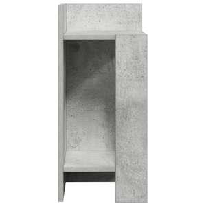 Odkládací stolek s policí betonová šedá 25,5x27x60 cm - obrázek 5