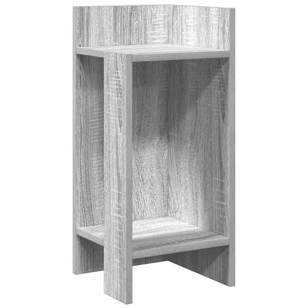 vidaXL lisalaud riiuliga, hall Sonoma tamm, 25,5x27x60 cm
