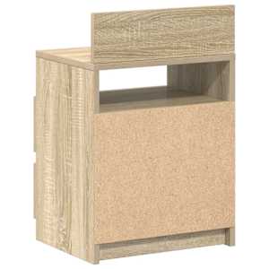 Noční stolky 2 ks se 2 zásuvkami dub sonoma 40 x 33 x 60 cm - obrázek 8