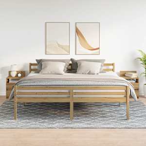 vidaXL Y&ouml;p&ouml;yt&auml;kaapit 2 kpl 2 laatikolla k&auml;sity&ouml;l&auml;inen tammi 40x33x60cm