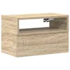vidaXL Seinale kinnitatav &ouml;&ouml;kapp, Sonoma tamm, 45x26x28,5 cm