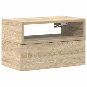 Nástěnný noční stolek dub sonoma 45x26x28,5 cm - obrázek 2